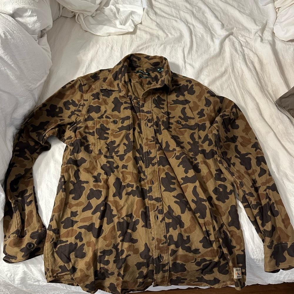 Orvis Brown Camouflage Field Jacket